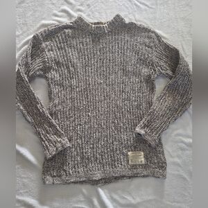 Oleg Cassini Adirondack Mens L Big Sweater Chunky Fisherman Trail Outdoor